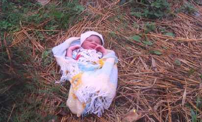 baby-abandoned-in-bush