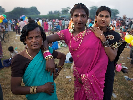 Transexual, transgenders and Aravani gay men in Tamil Nadu, India